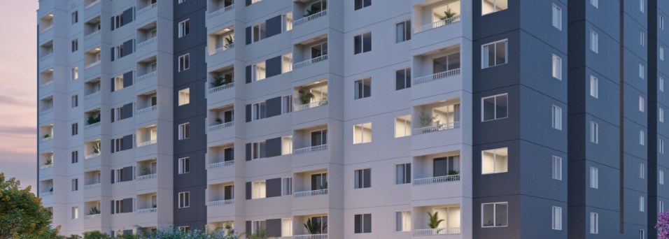 Fachada do empreendimento Conquista Clube São Miguel